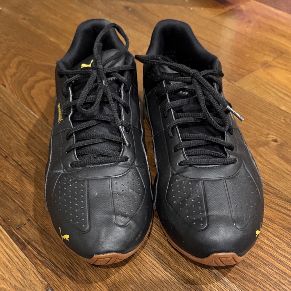 Puma Men's Black and Brown Athletic Shoes sneakers US12
